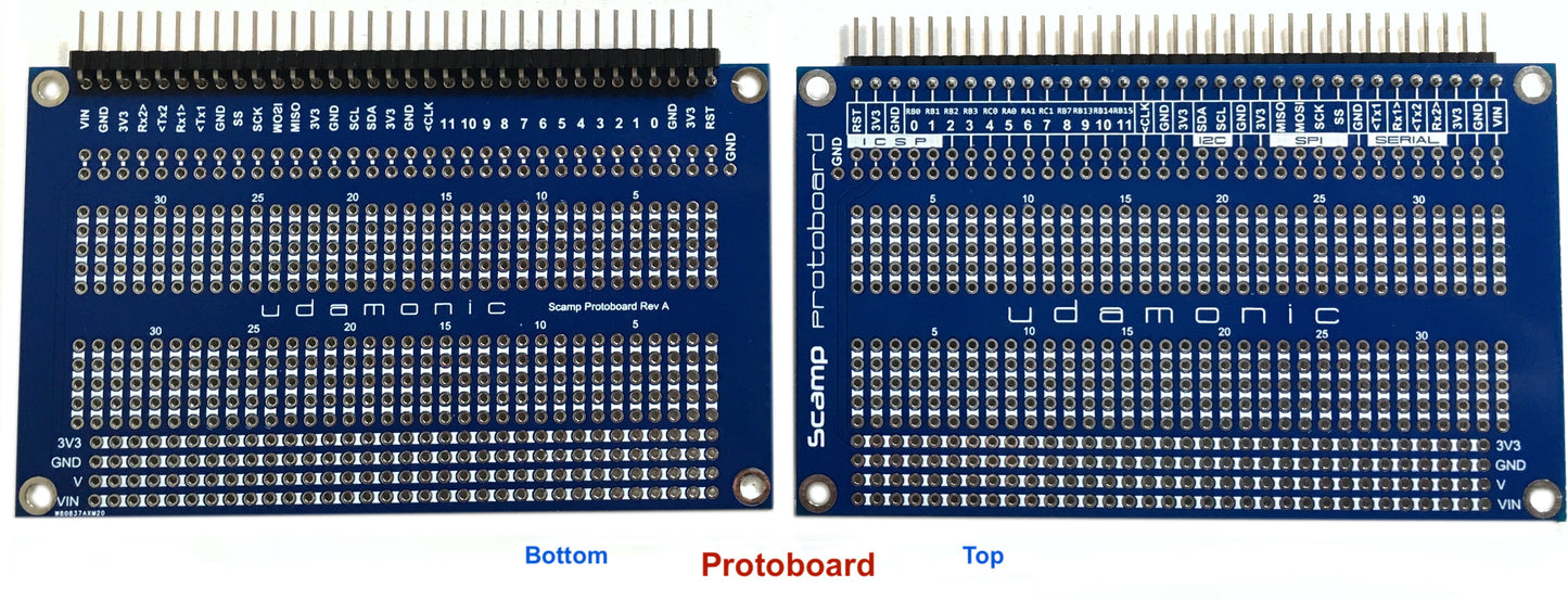 Scamp3 Blue Protoboard Bulk Pack (15x)