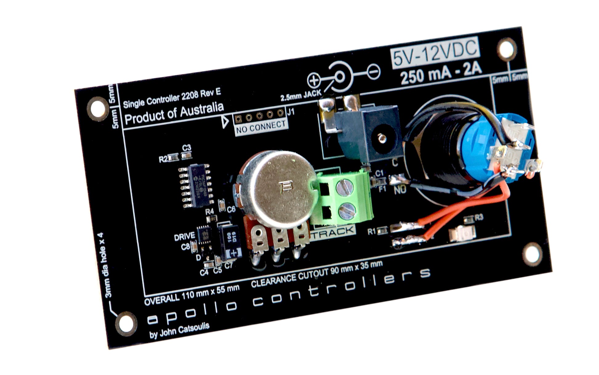 Single Controller back view